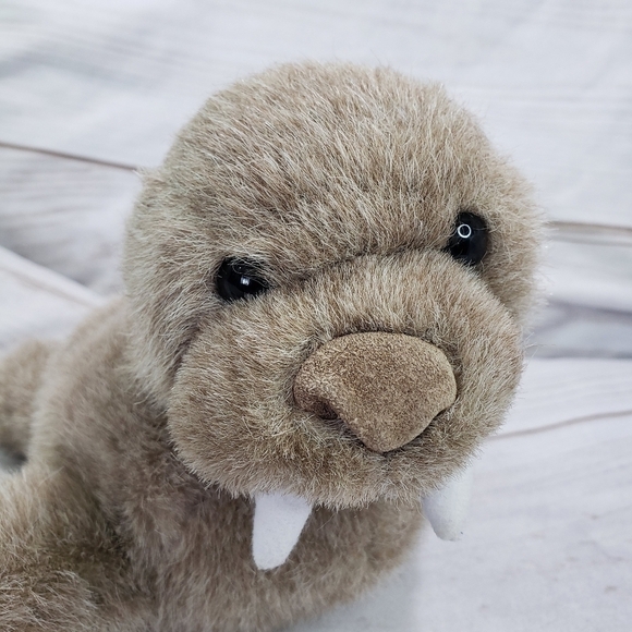 Applause Brown Walrus Plush Stuffed Toy 10 Inch 1988 Sir Puffy 13712 Fuzzy - Picture 9 of 9